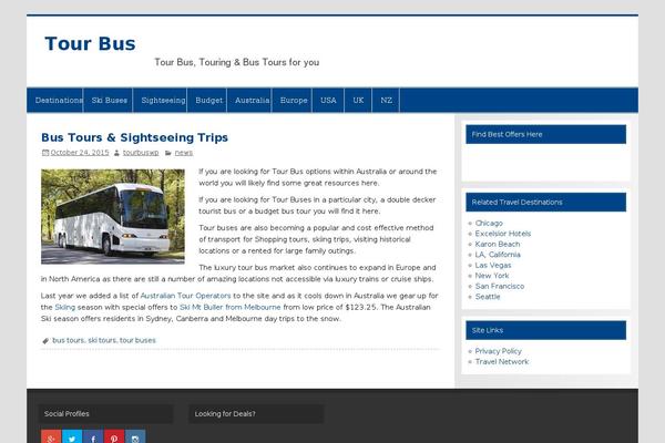 tourbus.com.au site used Smartline Lite