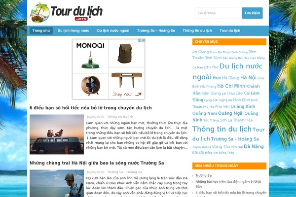 tourdulich.info site used Bitcoin