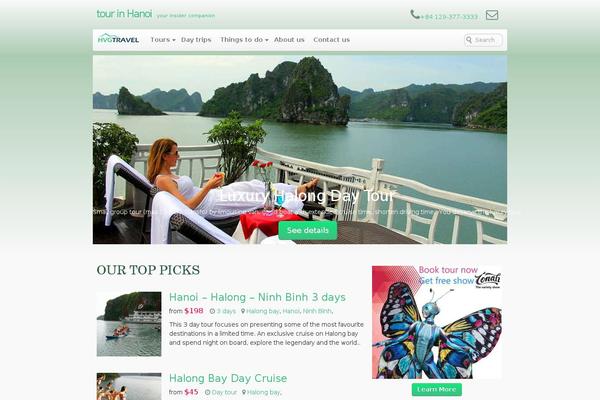 tourinhanoi.com site used Tourinhanoi