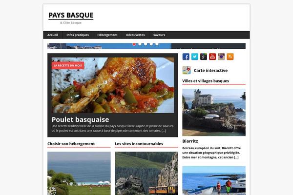 tourisme-pays-basque.com site used Travelbee
