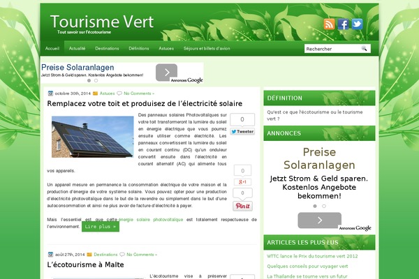 tourisme-vert.info site used Naturalgreen