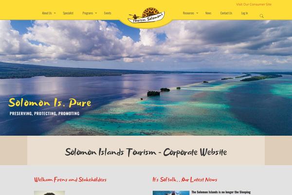 tourismsolomons.com site used Tsolotheme