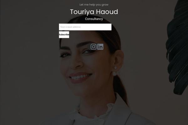 touriyahaoud.com site used Konte