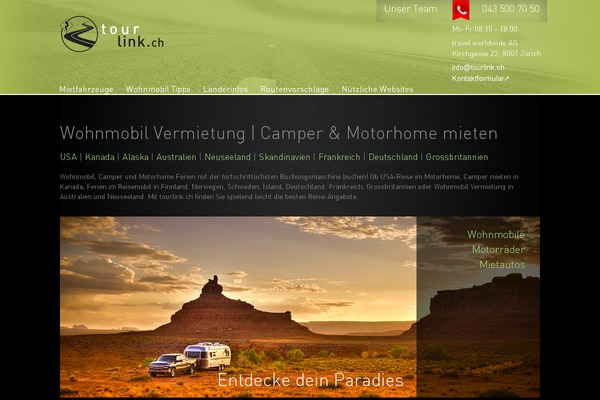 tourlink.ch site used Twa