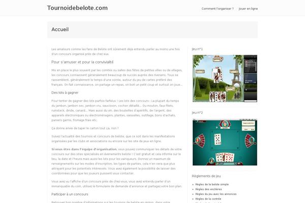 tournoidebelote.com site used inLine