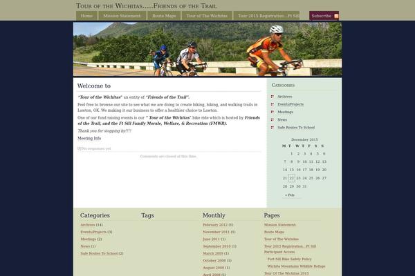 WordPress website example screenshot