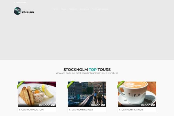 CityTours theme site design template sample