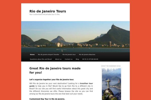 WordPress website example screenshot
