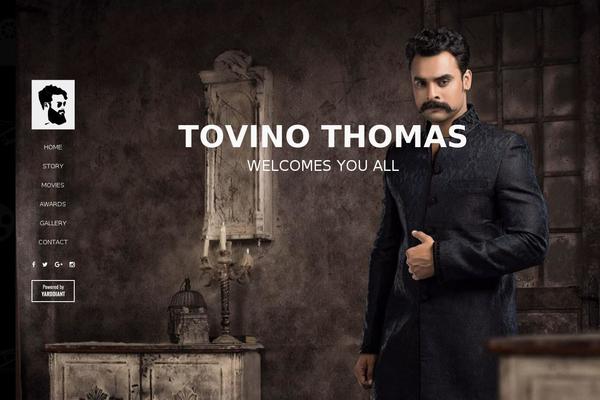 tovinothomas.com site used Tovino