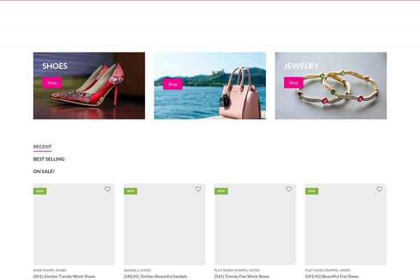 Kapee-child theme site design template sample