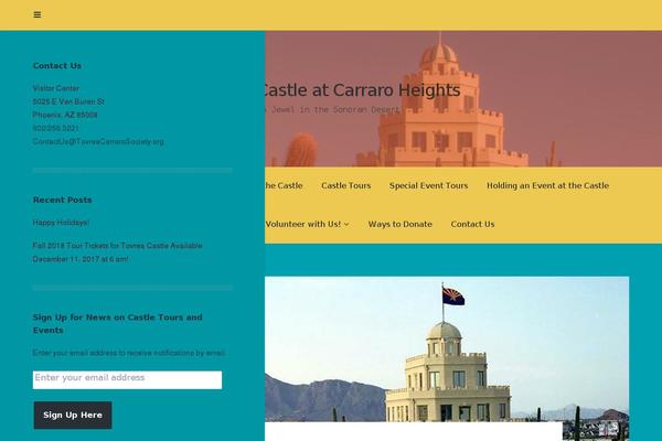 WordPress website example screenshot