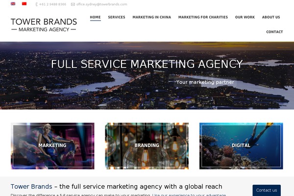 TowerBrands theme websites examples