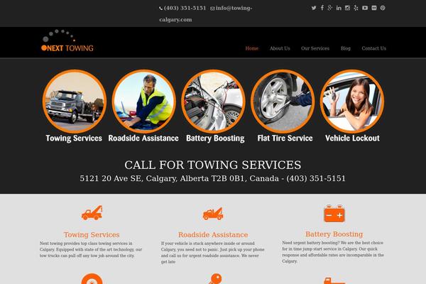 towing-calgary.com site used uDesign