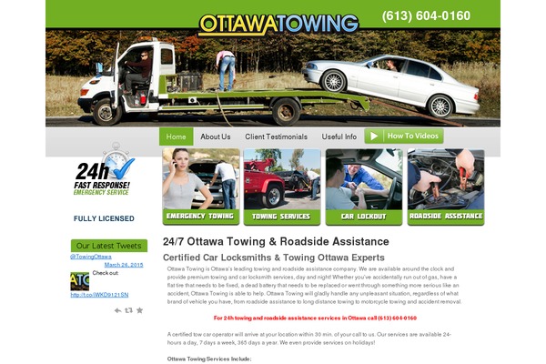 towing-ottawa.ca site used Otawa