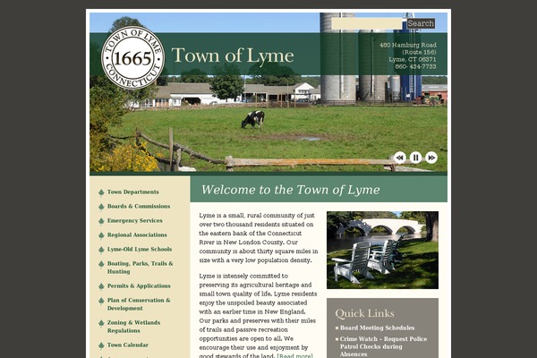 lyme theme websites examples