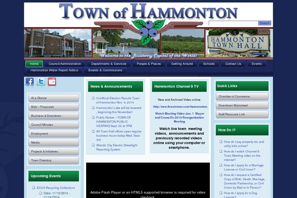 townofhammonton.org site used Hammonton-rev11