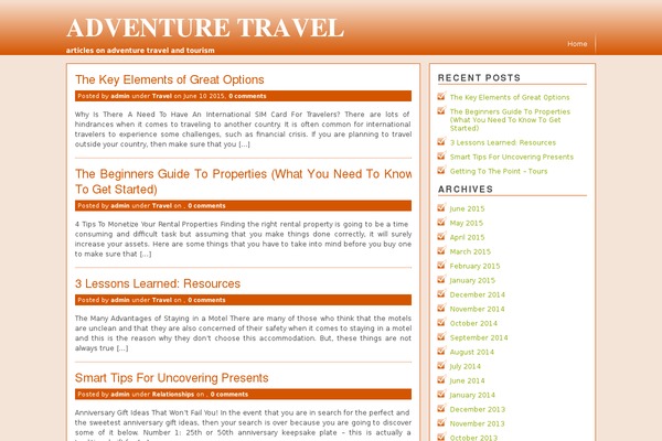 Master theme site design template sample