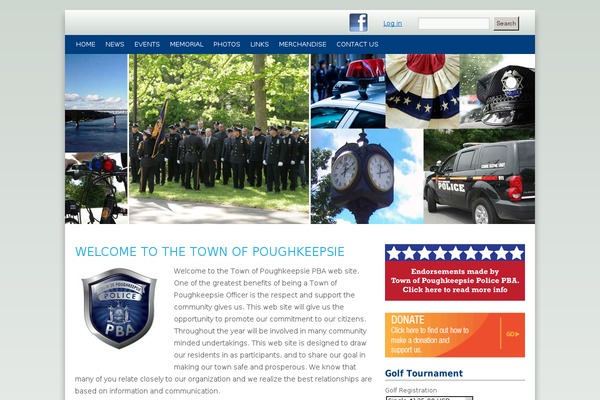 townofpoughkeepsiepba.com site used Pba