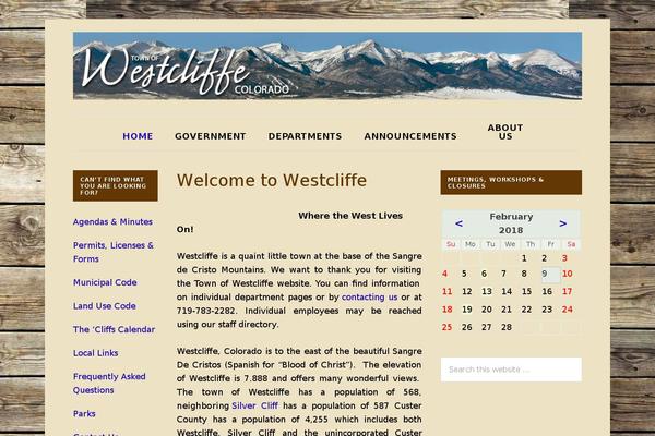 townofwestcliffe.com site used Daily Dish Pro