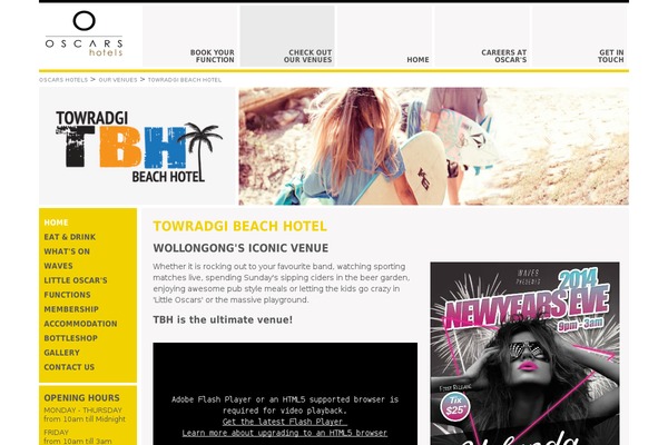 towradgibeachhotel.com.au site used Minimly