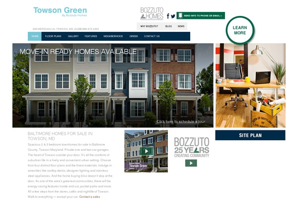 towsongreen.com site used Bozzutohomes