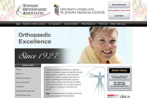 WordPress website example screenshot