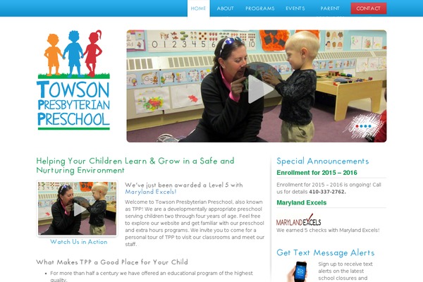 WordPress website example screenshot