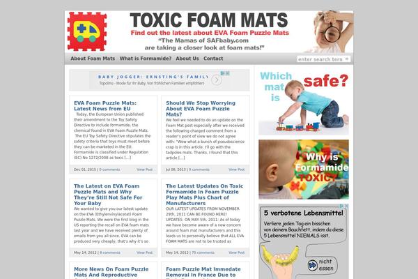 toxicfoammats.com site used Wp Sublime