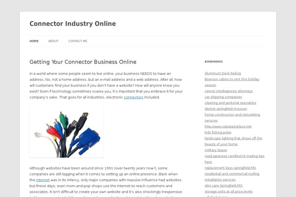 Twenty Twelve theme site design template sample