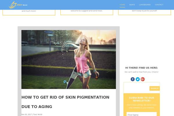 Simplemag theme site design template sample