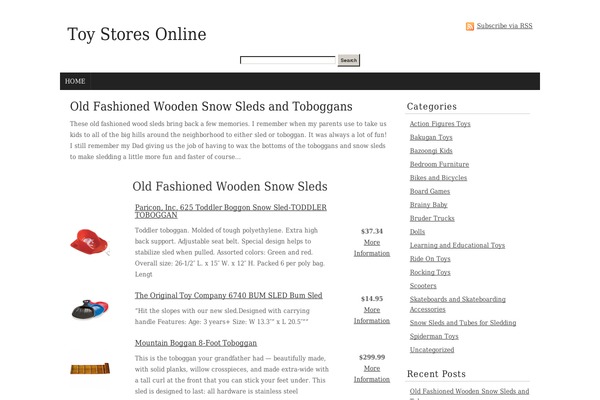 WordPress website example screenshot