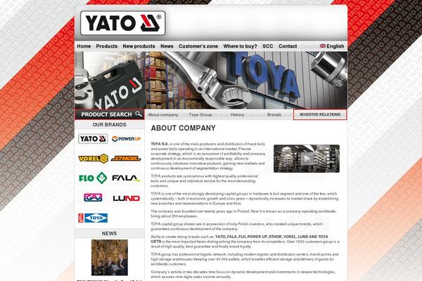 toya.pl site used Yato