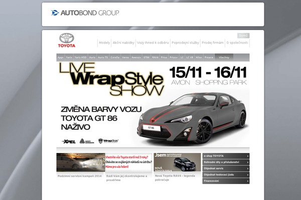 toyota-ostrava.cz site used Toyota-ostrava