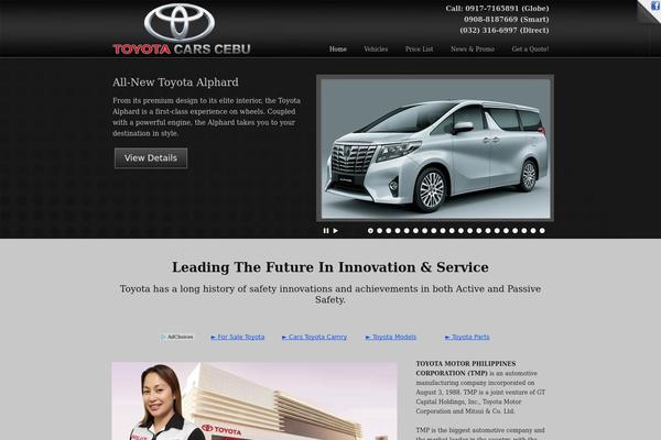 WordPress website example screenshot