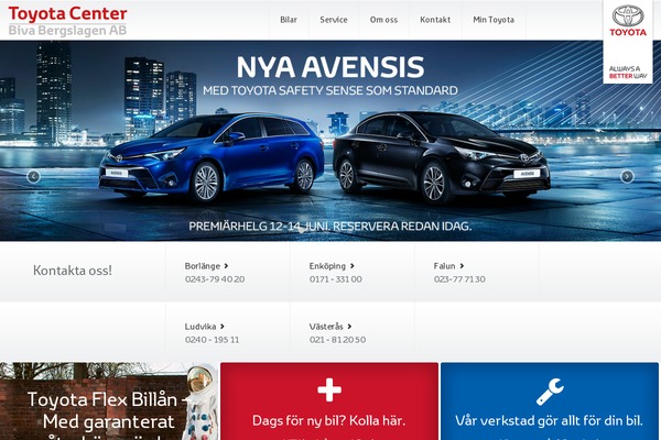 toyotacenter.se site used Toyota-se