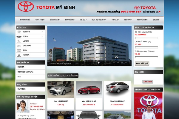 toyotamydinh.org site used Techie
