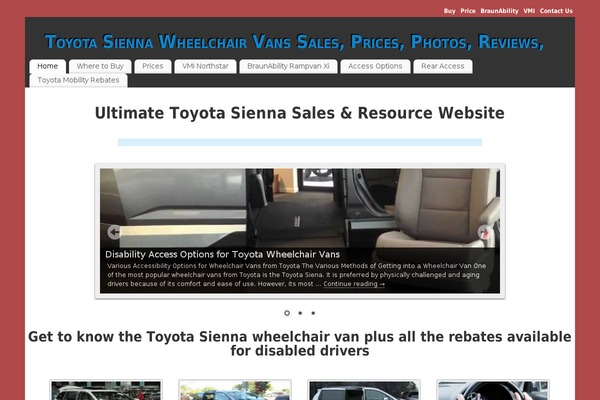WordPress website example screenshot