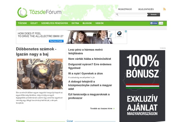tozsdeforum.hu site used Tozsdeforum-theme