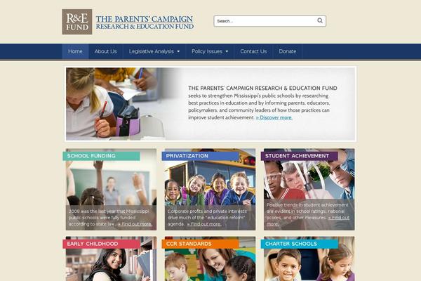 WordPress website example screenshot
