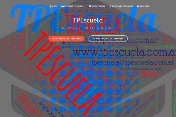 tpescuela.com.ar site used Orfeo