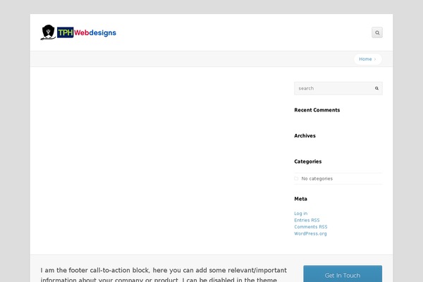 Total theme site design template sample