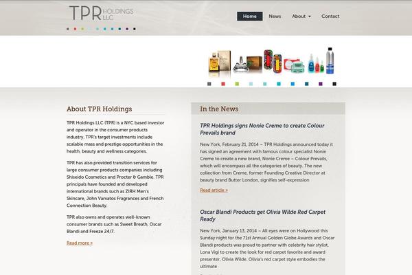 tprholdings.com site used Tpr