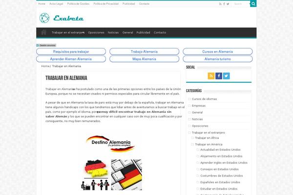 WordPress website example screenshot