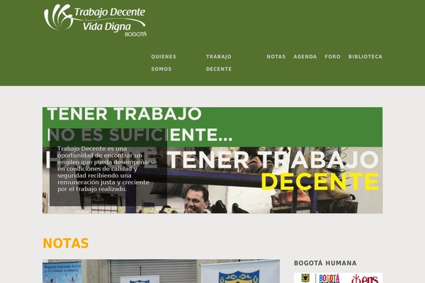 trabajodecente.org.co site used Kalabala