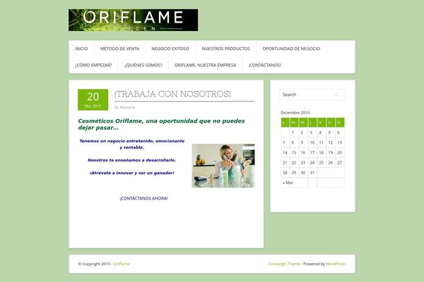 Contango theme site design template sample