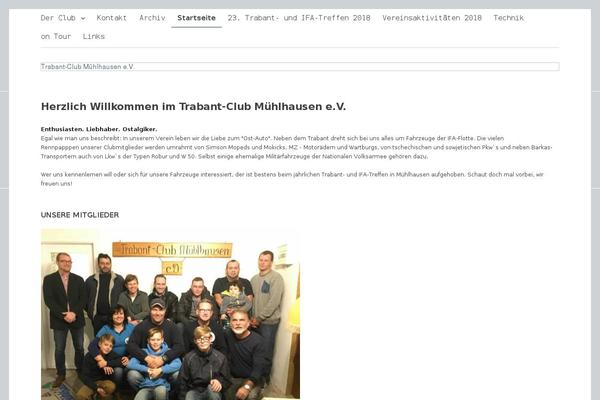 trabantclub.de site used Twentysixteentrabant