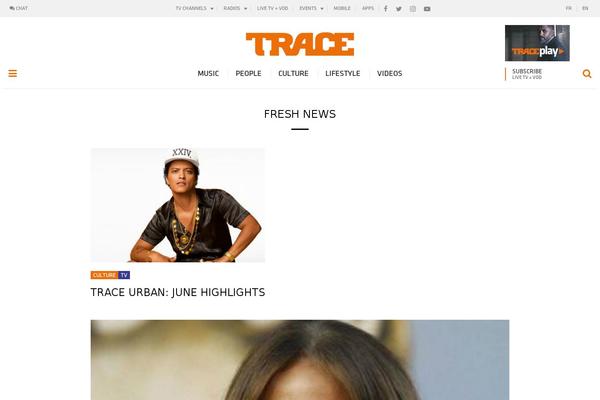 trace.tv site used Tracehome