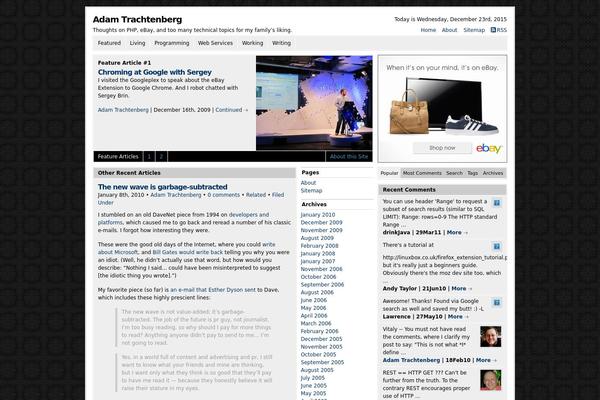 trachtenberg.com site used Wp-magtheme10-basic