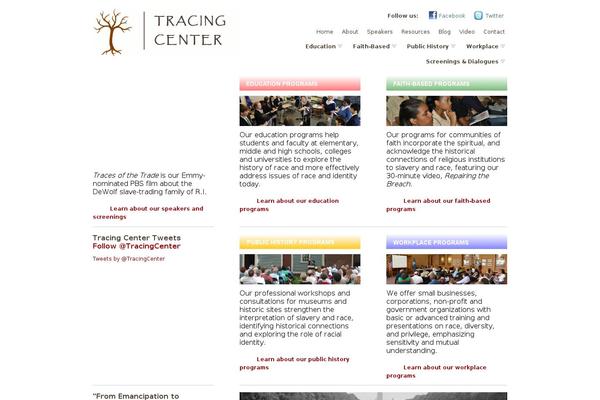 tracingcenter.org site used Tracingcenter