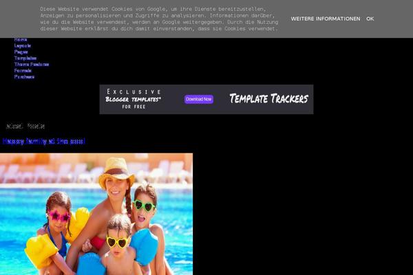 InTouch theme site design template sample